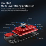 Custodia scorrevole TPU con slot carte per iPhone 14 Pro Max