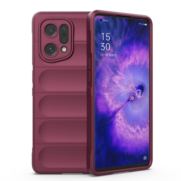 Magic Shield TPU + custodia per telefono in flanella, For OPPO Find X5 Pro, For OPPO Find X5, For OPPO Realme C35