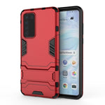 Custodia protettiva antiurto per PC + TPU con supporto, For Huawei P40, For Huawei P40 Pro, For OPPO A91, For OPPO Reno3