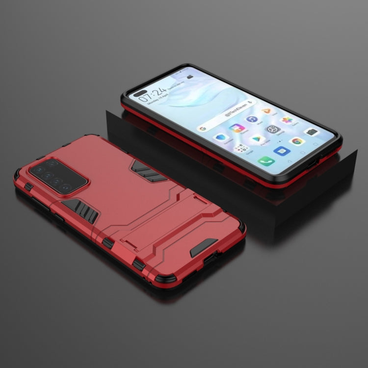 Custodia protettiva antiurto per PC + TPU con supporto, For Huawei P40, For Huawei P40 Pro, For OPPO A91, For OPPO Reno3