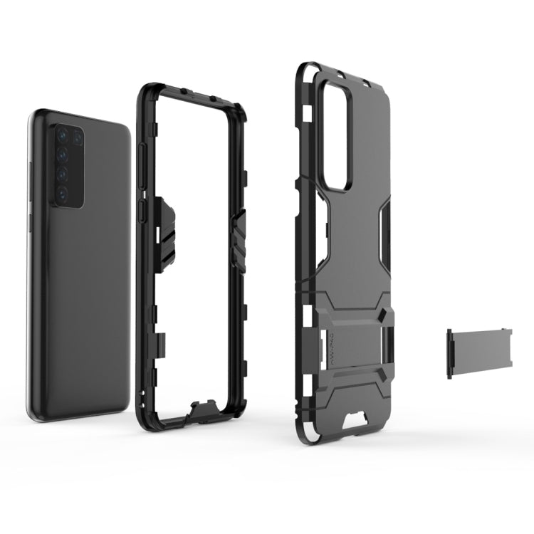 Custodia protettiva antiurto per PC + TPU con supporto, For Huawei P40, For Huawei P40 Pro, For OPPO A91, For OPPO Reno3