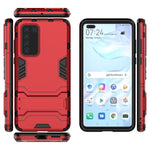 Custodia protettiva antiurto per PC + TPU con supporto, For Huawei P40, For Huawei P40 Pro, For OPPO A91, For OPPO Reno3