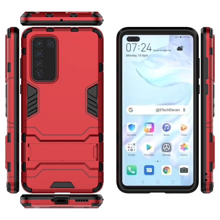 Custodia protettiva antiurto per PC + TPU con supporto, For Huawei P40, For Huawei P40 Pro, For OPPO A91, For OPPO Reno3