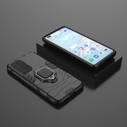 Custodia protettiva antiurto per PC + TPU con supporto per anello magnetico, For Huawei P40, For Huawei P40 Pro, For Galaxy Note 10 Lite, For OPPO A91, For OPPO Reno3