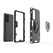 Custodia protettiva antiurto per PC + TPU con supporto per anello magnetico, For Huawei P40, For Huawei P40 Pro, For Galaxy Note 10 Lite, For OPPO A91, For OPPO Reno3
