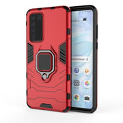 Custodia protettiva antiurto per PC + TPU con supporto per anello magnetico, For Huawei P40, For Huawei P40 Pro, For Galaxy Note 10 Lite, For OPPO A91, For OPPO Reno3