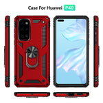 Custodia antiurto in TPU e PC con supporto Huawei P40