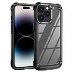 Custodia TPU e PC con protezione obiettivo per iPhone 14 Pro Max