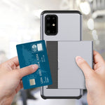 Custodia protettiva con slot carte per Galaxy S20+