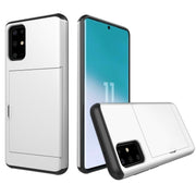 Custodia protettiva antiurto con slot carte per Galaxy S20+