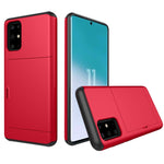 Custodia protettiva con slot carte per Galaxy S20+