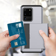 Custodia protettiva con slot carte per Samsung Galaxy S20 Ultra