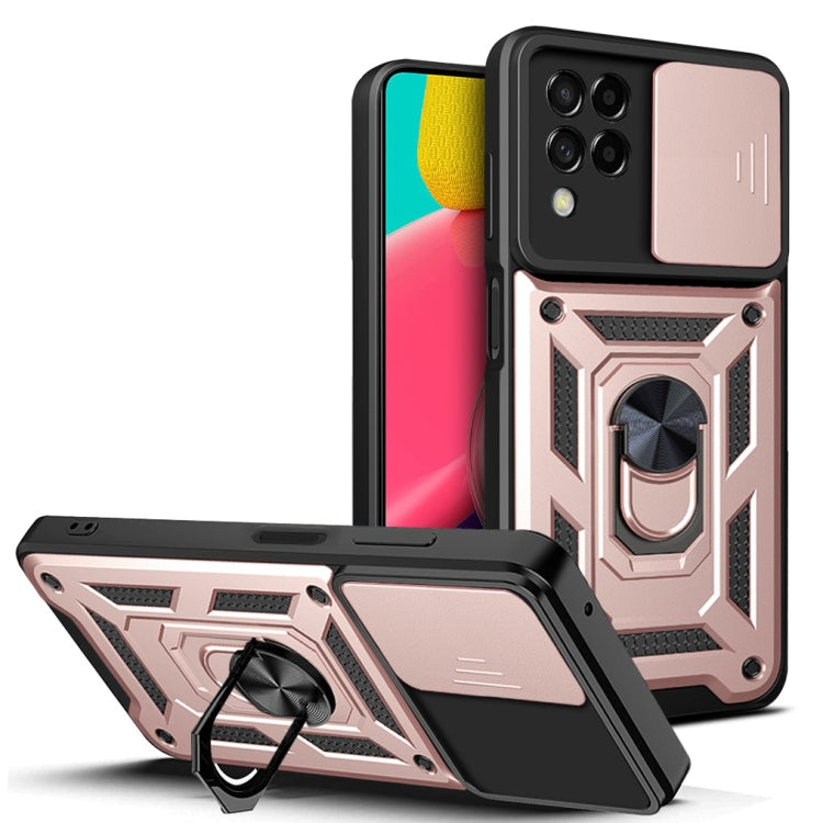 Cover per fotocamera scorrevole Design TPU + Custodia per PC, For OnePlus Nord N20 5G, For Samsung Galaxy M53 5G