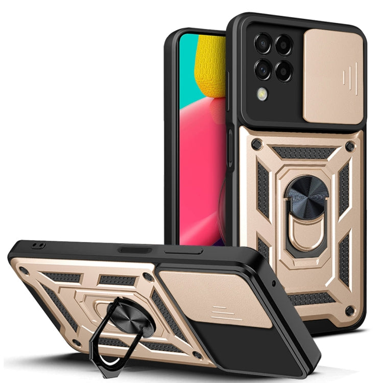 Cover per fotocamera scorrevole Design TPU + Custodia per PC, For OnePlus Nord N20 5G, For Samsung Galaxy M53 5G