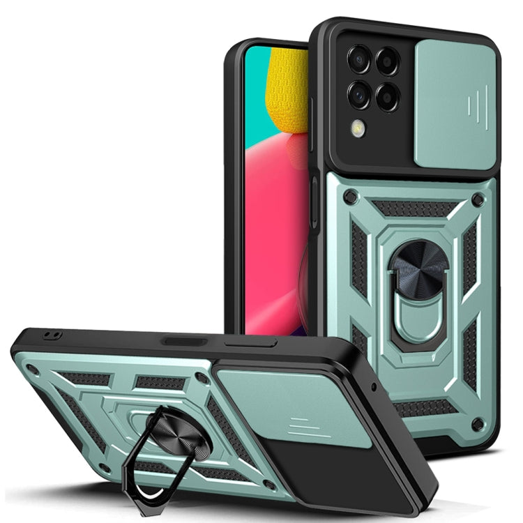 Cover per fotocamera scorrevole Design TPU + Custodia per PC, For OnePlus Nord N20 5G, For Samsung Galaxy M53 5G