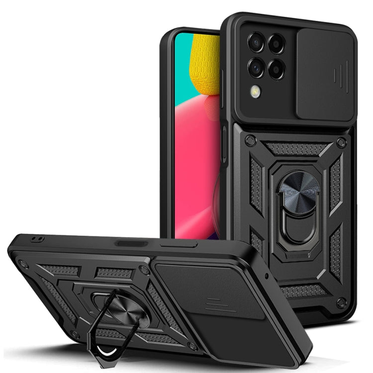 Cover per fotocamera scorrevole Design TPU + Custodia per PC, For OnePlus Nord N20 5G, For Samsung Galaxy M53 5G