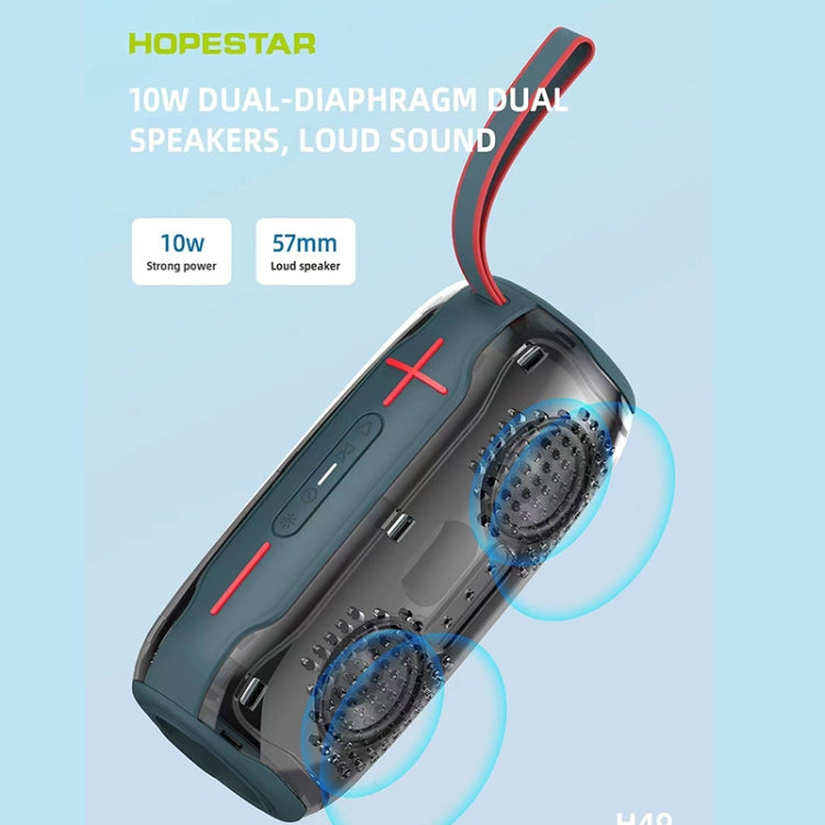 Altoparlante Bluetooth wireless impermeabile HOPESTAR H49 RGB Light TWS