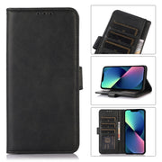 Custodia per telefono in pelle con trama di mucca, For iPhone 14, For iPhone 14 Plus, For iPhone 14 Pro, For iPhone 14 Pro Max