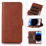 Custodia portafoglio in pelle per iPhone 14 Pro