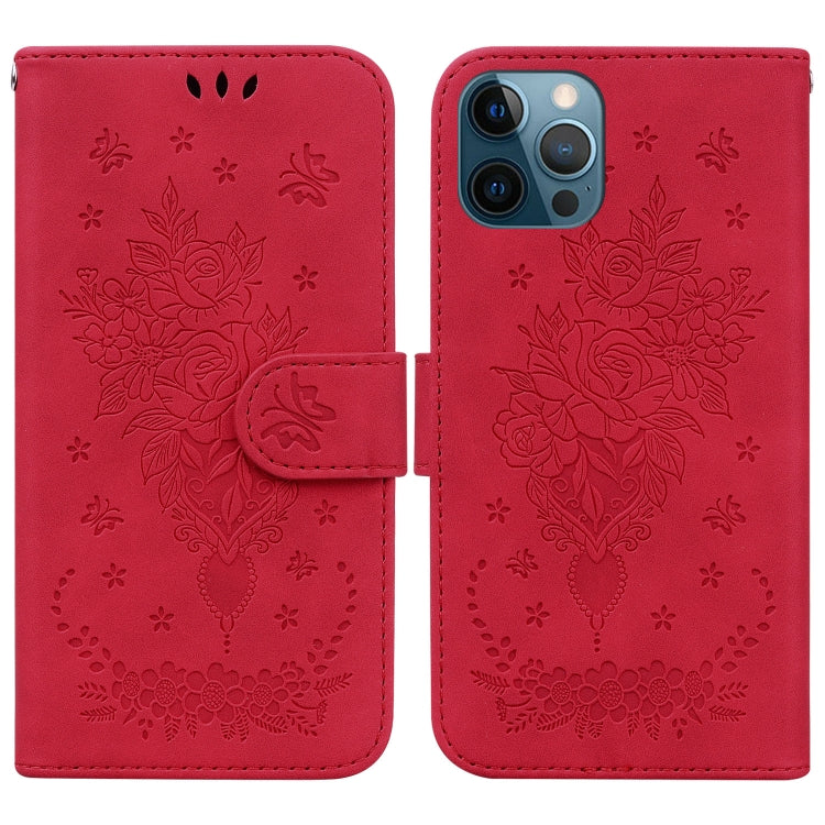 Custodia portafoglio in pelle con farfalla per iPhone SE e 12