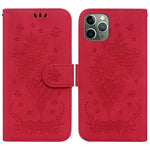 Custodia portafoglio in pelle goffrata rosa per iPhone 11 e 13 Pr