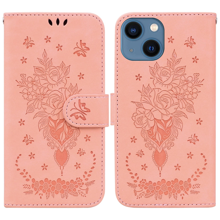 Custodia portafoglio in pelle rosa con cavalletto per iPhone 13 e