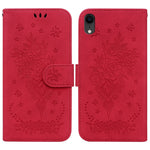 Custodia portafoglio in pelle rosa per iPhone XR e XS Max
