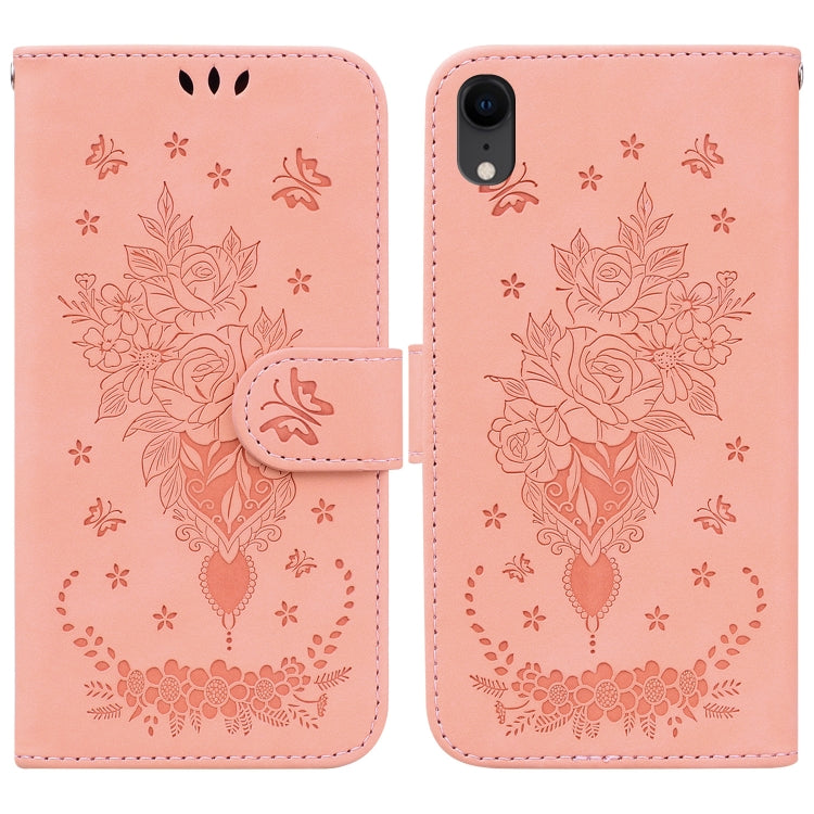 Custodia portafoglio in pelle rosa per iPhone XR e XS Max