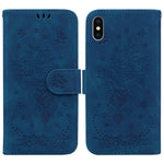 Custodia portafoglio in pelle rosa per iPhone XR e XS Max