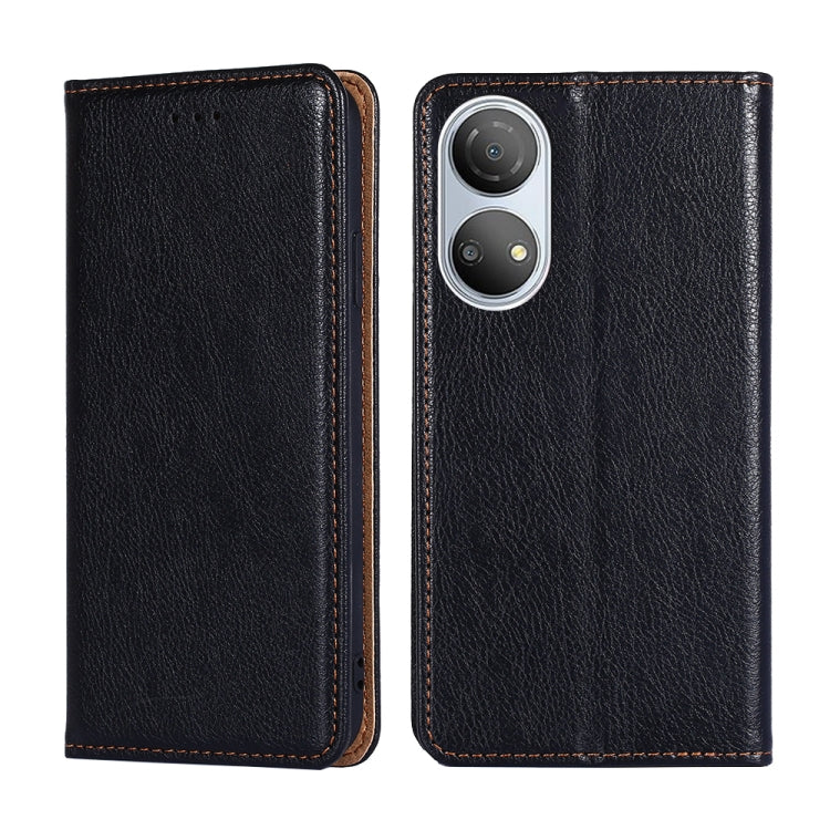 Custodia per telefono in pelle magnetica a conchiglia in tinta unita a olio lucido, For Honor Play 30 Plus, For Honor X30, For Honor X30i, For Xiaomi Poco M4 Pro