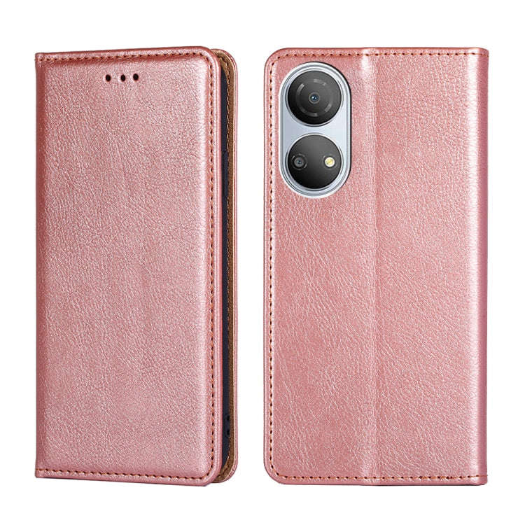 Custodia per telefono in pelle magnetica a conchiglia in tinta unita a olio lucido, For Honor Play 30 Plus, For Honor X30, For Honor X30i, For Xiaomi Poco M4 Pro