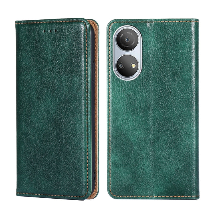 Custodia per telefono in pelle magnetica a conchiglia in tinta unita a olio lucido, For Honor Play 30 Plus, For Honor X30, For Honor X30i, For Xiaomi Poco M4 Pro