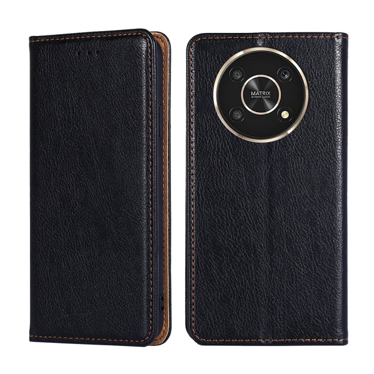 Custodia per telefono in pelle magnetica a conchiglia in tinta unita a olio lucido, For Honor Play 30 Plus, For Honor X30, For Honor X30i, For Xiaomi Poco M4 Pro