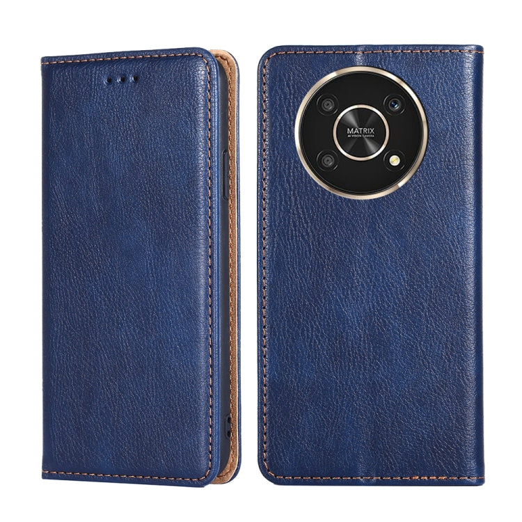 Custodia per telefono in pelle magnetica a conchiglia in tinta unita a olio lucido, For Honor Play 30 Plus, For Honor X30, For Honor X30i, For Xiaomi Poco M4 Pro