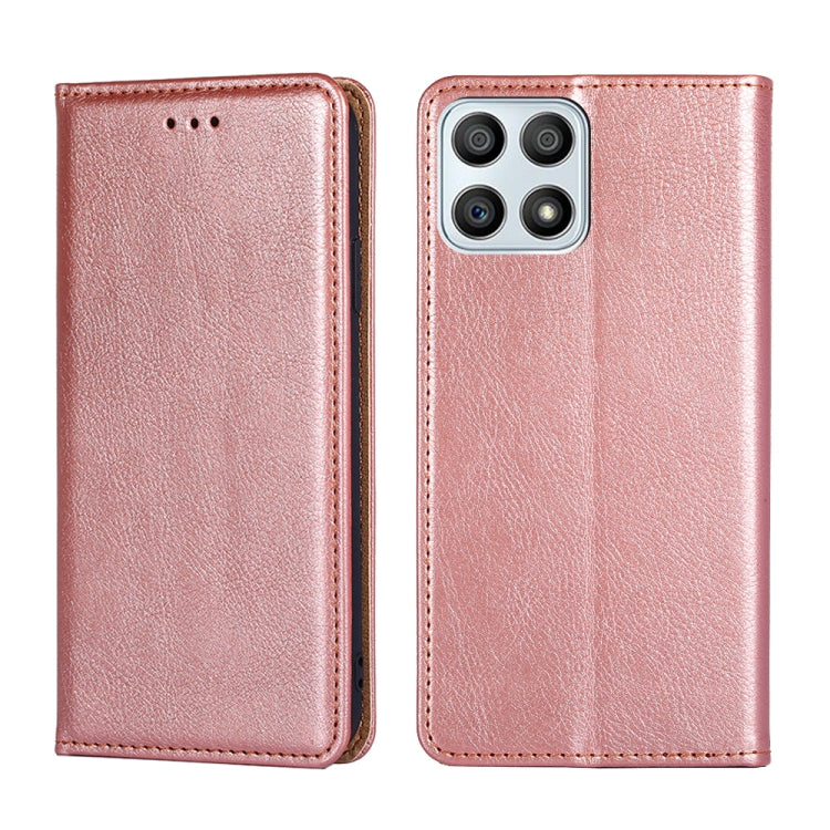 Custodia per telefono in pelle magnetica a conchiglia in tinta unita a olio lucido, For Honor Play 30 Plus, For Honor X30, For Honor X30i, For Xiaomi Poco M4 Pro