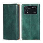 Custodia per telefono in pelle magnetica a conchiglia in tinta unita a olio lucido, For Honor Play 30 Plus, For Honor X30, For Honor X30i, For Xiaomi Poco M4 Pro