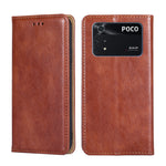 Custodia per telefono in pelle magnetica a conchiglia in tinta unita a olio lucido, For Honor Play 30 Plus, For Honor X30, For Honor X30i, For Xiaomi Poco M4 Pro