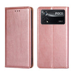 Custodia per telefono in pelle magnetica a conchiglia in tinta unita a olio lucido, For Xiaomi Poco X4 Pro 5G, For Sony Xperia Ace III, For Nokia G21 / G11, For Nokia X100