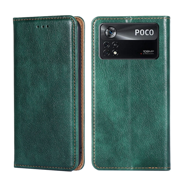 Custodia per telefono in pelle magnetica a conchiglia in tinta unita a olio lucido, For Xiaomi Poco X4 Pro 5G, For Sony Xperia Ace III, For Nokia G21 / G11, For Nokia X100