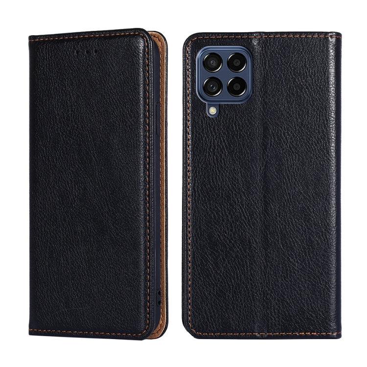 Custodia per telefono in pelle magnetica a conchiglia in tinta unita a olio lucido, For Samsung Galaxy A03 166mm, For Samsung Galaxy A23 5G, For Samsung Galaxy M33 5G, For Samsung Galaxy M53 5G