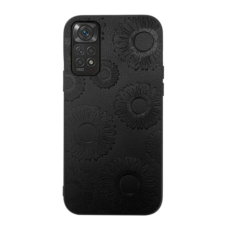 Custodia per telefono antiurto in PU con motivo a girasole, For Xiaomi 12 Pro, For Xiaomi 12 / 12X, For Xiaomi Redmi Note 11 Pro, For Xiaomi Redmi Note 11 / Note 11S 4G