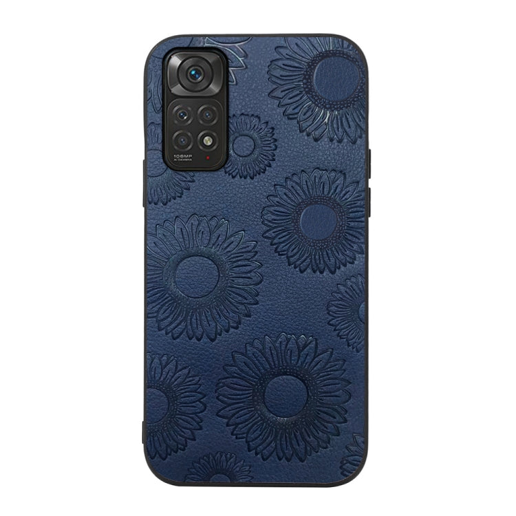 Custodia per telefono antiurto in PU con motivo a girasole, For Xiaomi 12 Pro, For Xiaomi 12 / 12X, For Xiaomi Redmi Note 11 Pro, For Xiaomi Redmi Note 11 / Note 11S 4G