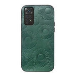 Custodia per telefono antiurto in PU con motivo a girasole, For Xiaomi 12 Pro, For Xiaomi 12 / 12X, For Xiaomi Redmi Note 11 Pro, For Xiaomi Redmi Note 11 / Note 11S 4G