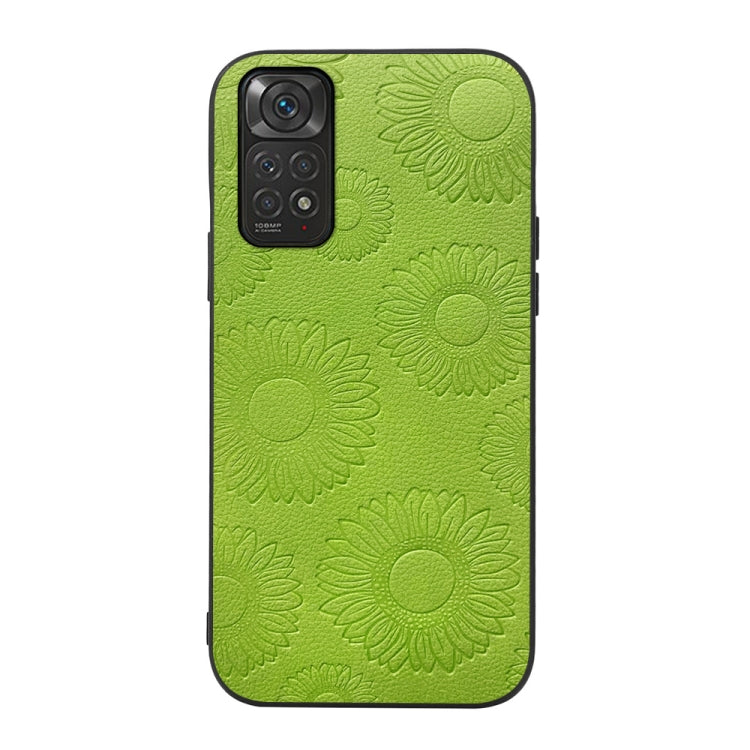 Custodia per telefono antiurto in PU con motivo a girasole, For Xiaomi 12 Pro, For Xiaomi 12 / 12X, For Xiaomi Redmi Note 11 Pro, For Xiaomi Redmi Note 11 / Note 11S 4G