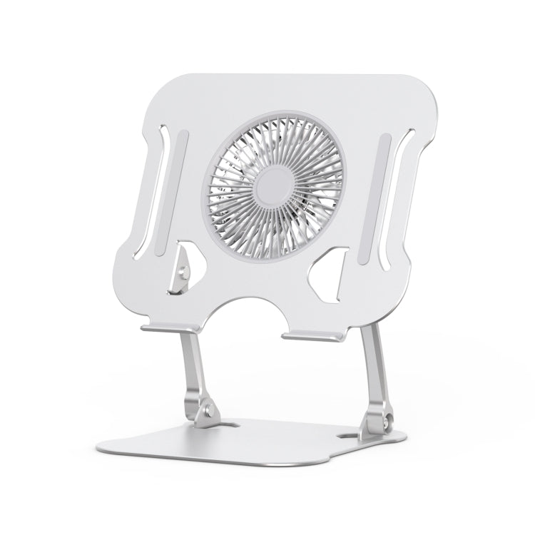 R-JUST BJ01-5 Staffa di sollevamento pieghevole per laptop con ventola
