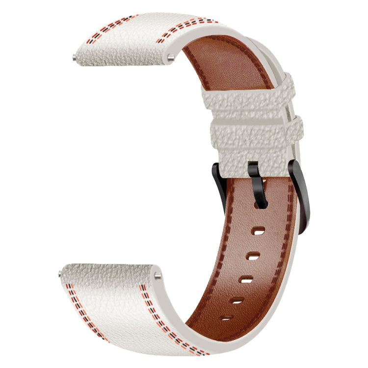 Cinturino per orologio in vera pelle con cuciture tricolori, For Huawei Watch GT 3