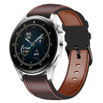 Cinturino per orologio in vera pelle con cuciture tricolori, For Huawei Watch GT 3
