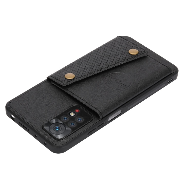 Custodia magnetica per telefono con doppia fibbia, For Infinix Hot 9 / Note 7 Lite, For Xiaomi Redmi Note 11 Pro, For Xiaomi Redmi Note 11 /Note 11S 4G