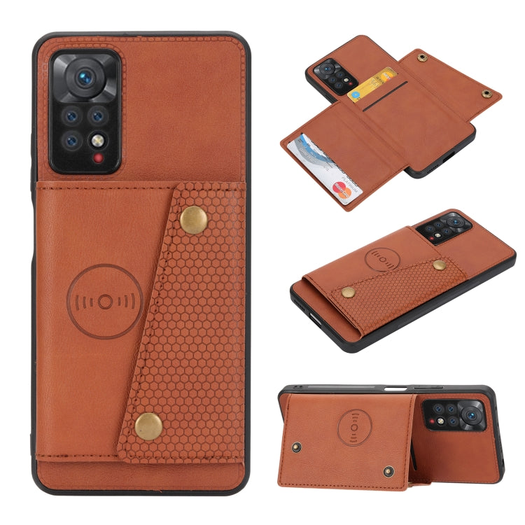 Custodia magnetica per telefono con doppia fibbia, For Infinix Hot 9 / Note 7 Lite, For Xiaomi Redmi Note 11 Pro, For Xiaomi Redmi Note 11 /Note 11S 4G