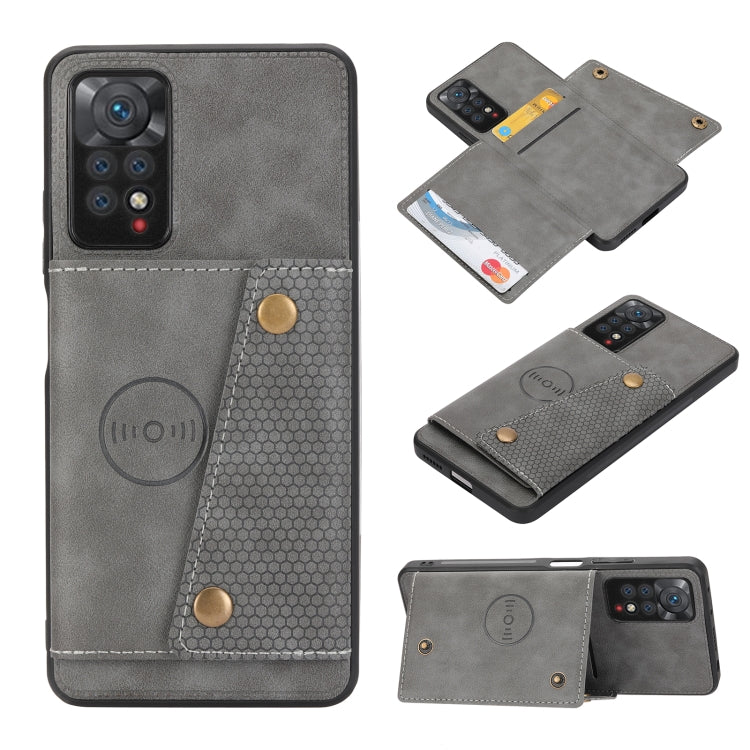 Custodia magnetica per telefono con doppia fibbia, For Infinix Hot 9 / Note 7 Lite, For Xiaomi Redmi Note 11 Pro, For Xiaomi Redmi Note 11 /Note 11S 4G